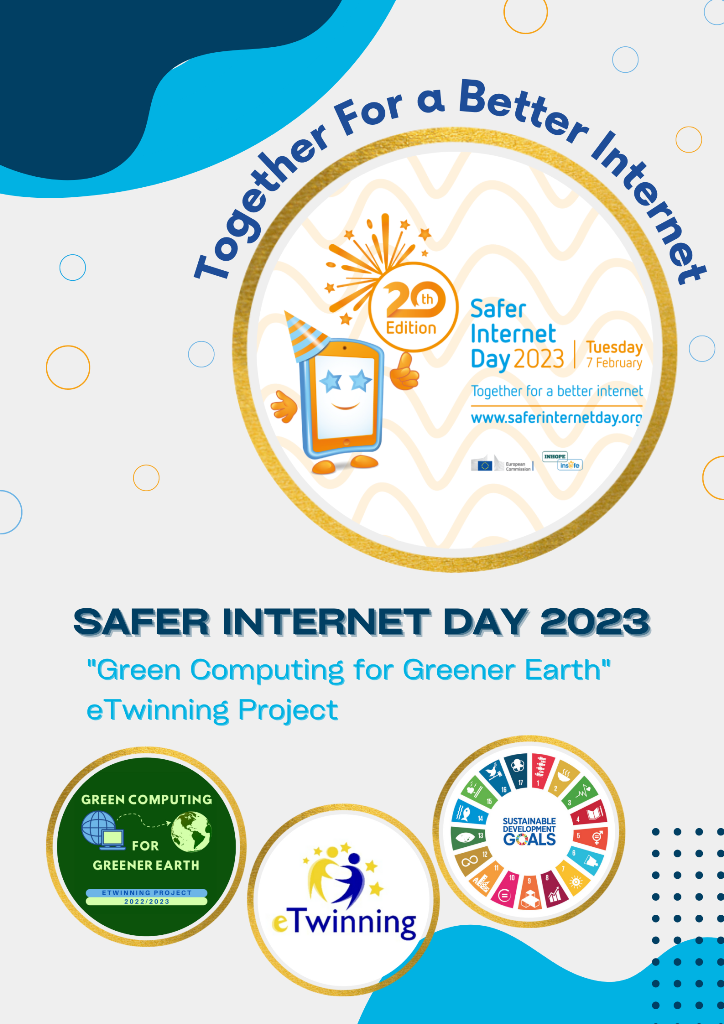Safer Internet Day - eTwinning project Green Computing for Greener Earth