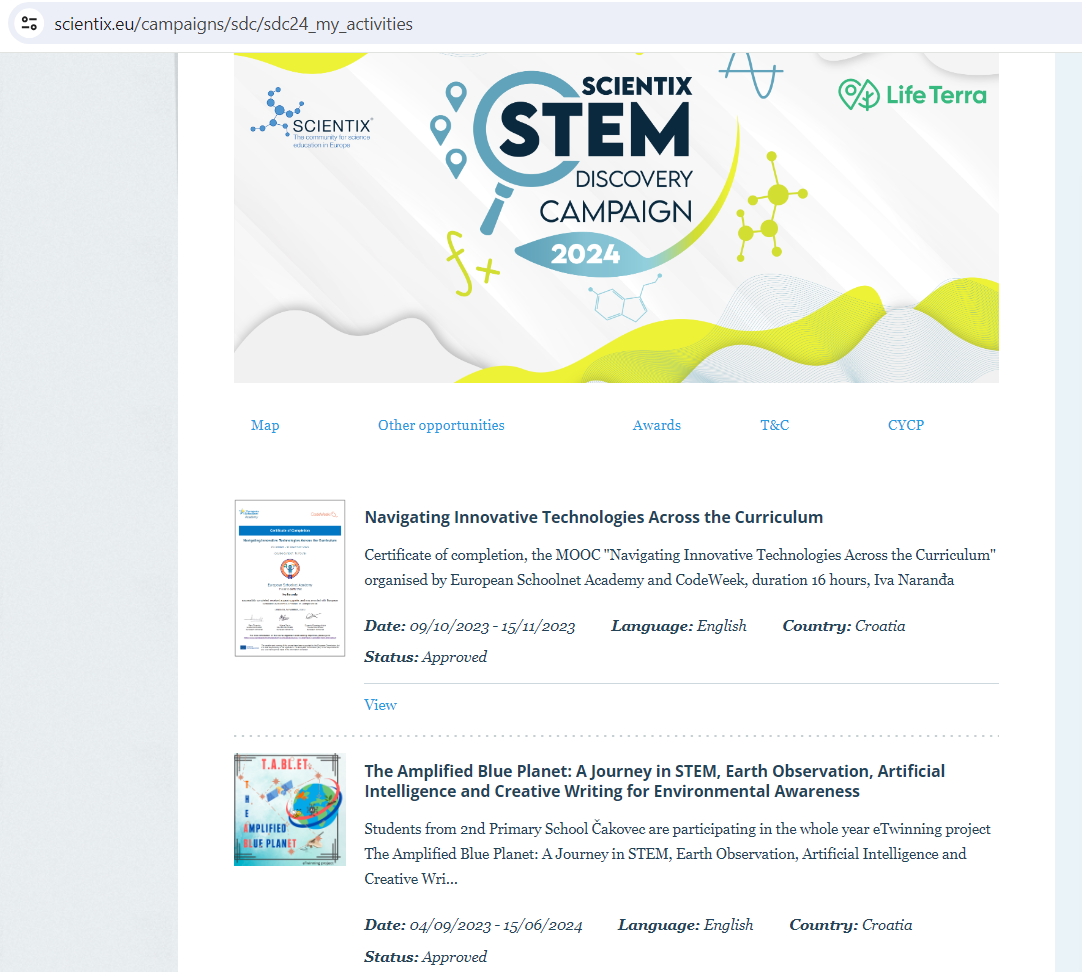 Scientix STEM Discovery Campaign 2024 - aktivnosti